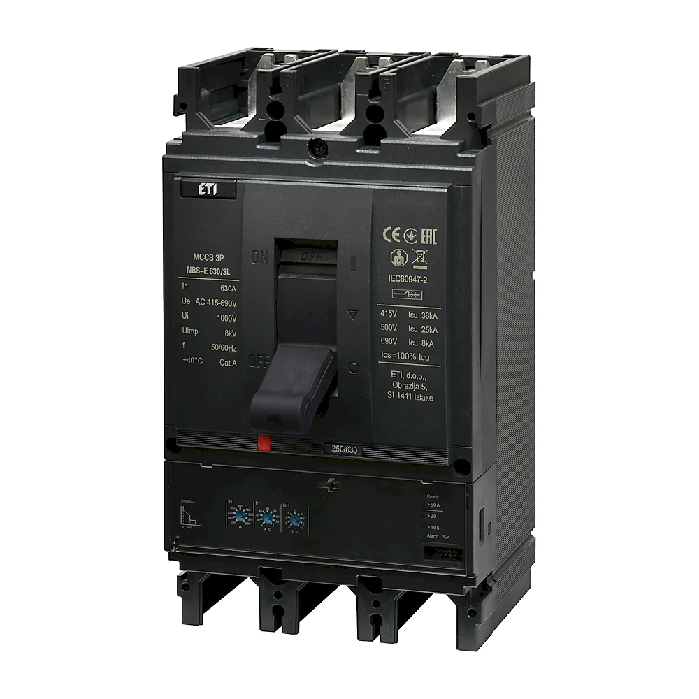 Автоматичний вимикач ETI ETIBREAK NBS NBS-E 630/3L 3P 630A 36kA 4673139