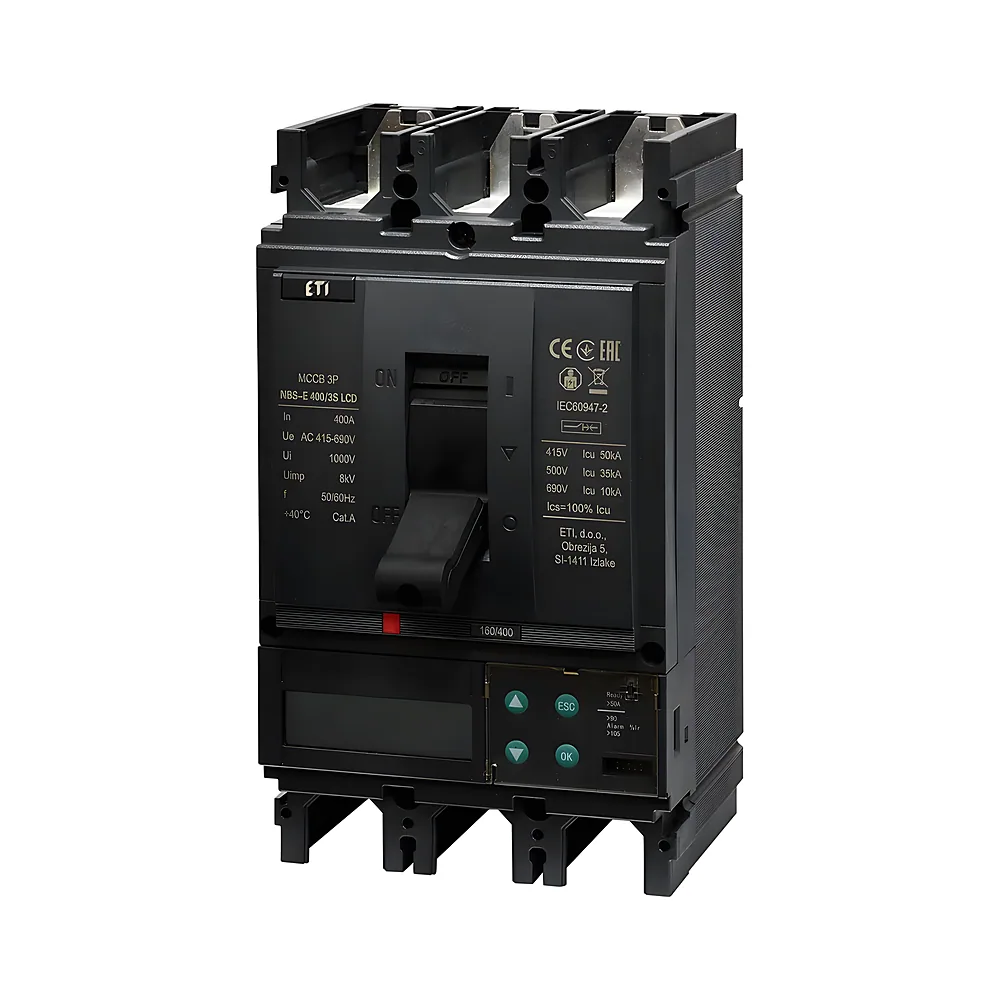 Автоматичний вимикач ETIBREAK NBS-E 400/3S LCD 3P 400 А 50 кА ETI 4673117