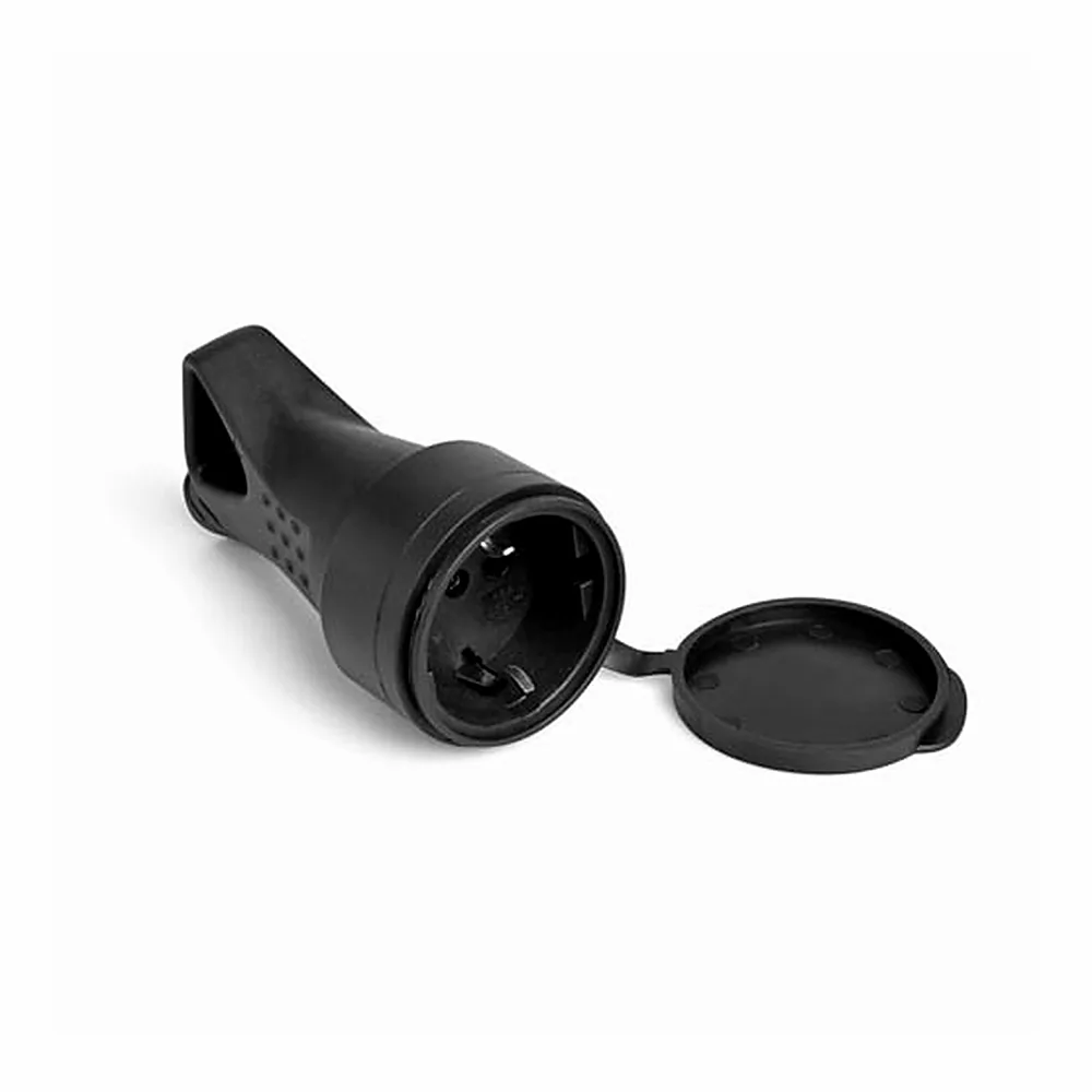 Штепсельна розетка IP44 з/з 16А з ручкою та кришкою TITANUM STANDARD
