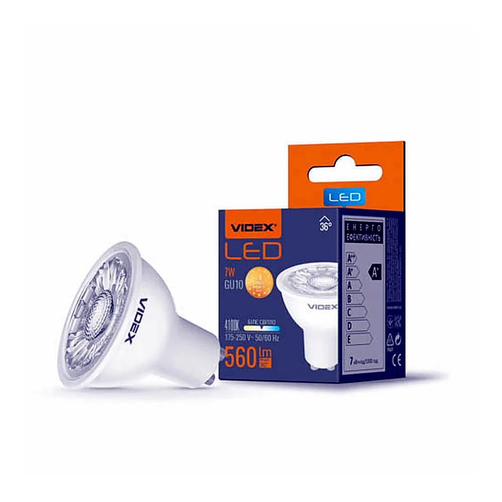 LED лампа VIDEX MR16eL 7W GU10 4100K