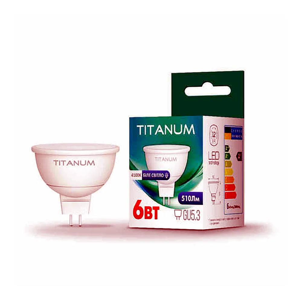 LED лампа TITANUM MR16 6W GU5.3 4100K