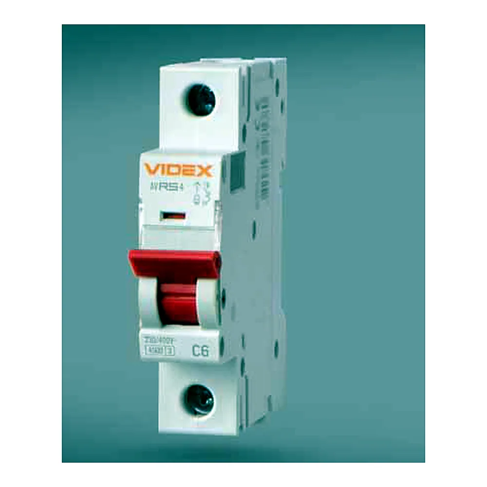 Автоматичний вимикач RS4 1п 10А С 4,5кА VIDEX RESIST
