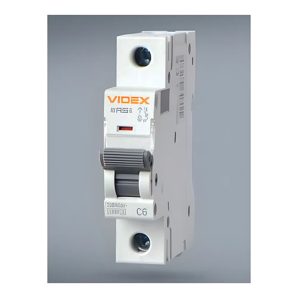 Автоматичний вимикач RS6 1P C 50 А 6 кА RESIST Videx VF-RS6-AV1C50