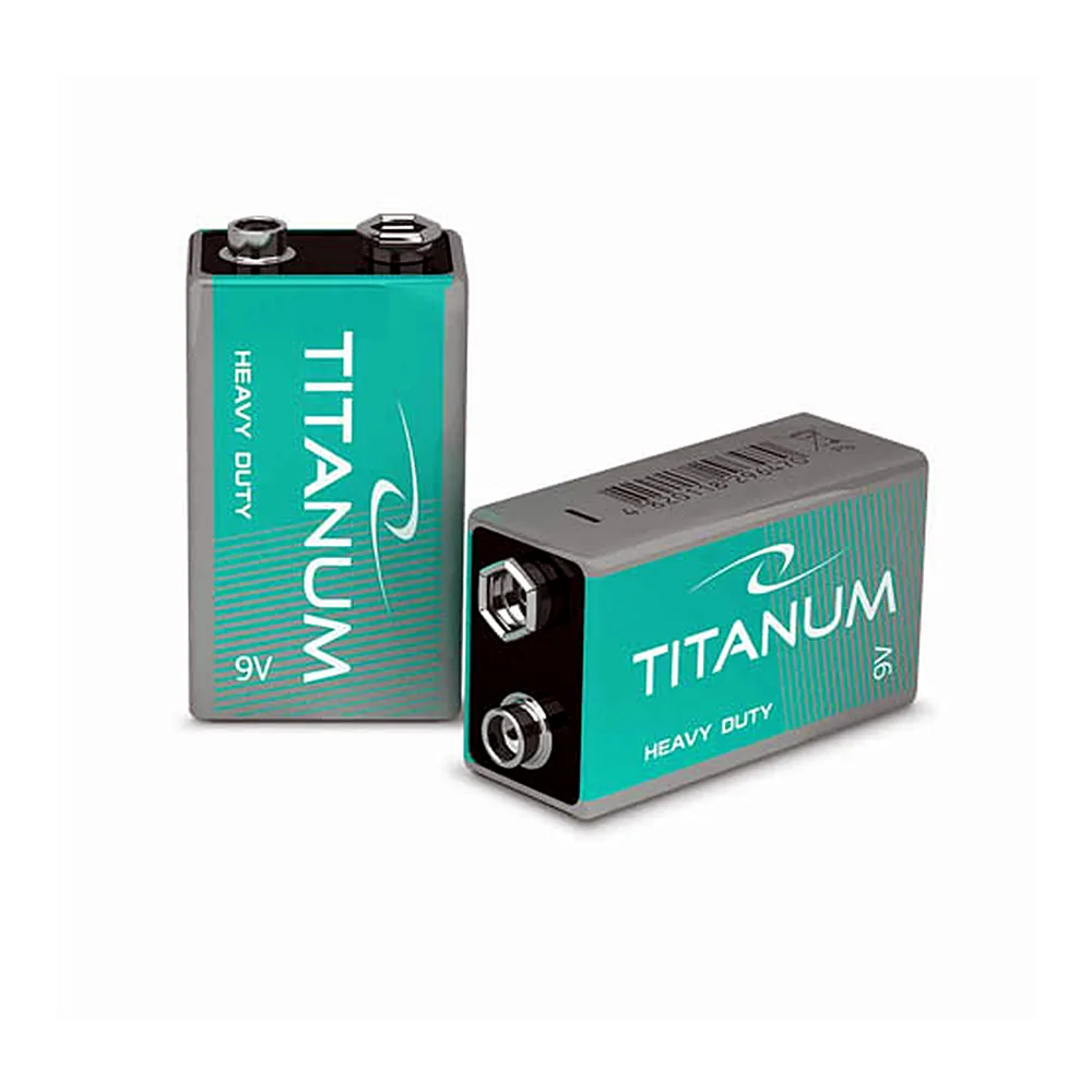 Батарейка солевая Titanum 6F22 SHRINK (20/480)