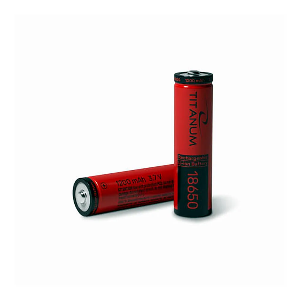 Акумулятор TITANUM літій-іонний 18650 (без захисту) 1200mAh bulk/1шт