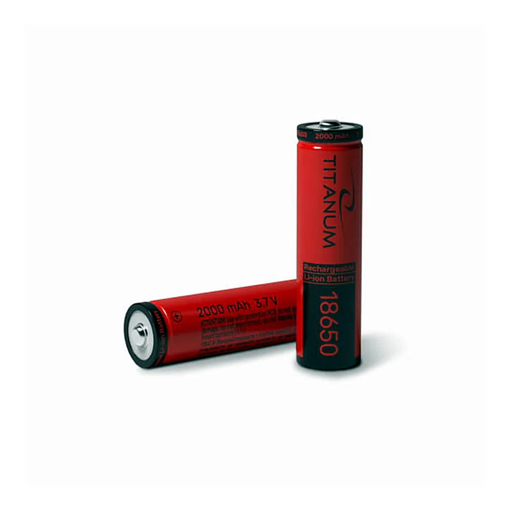 Акумулятор TITANUM літій-іонний 18650 (без захисту) 2000mAh bulk/1шт