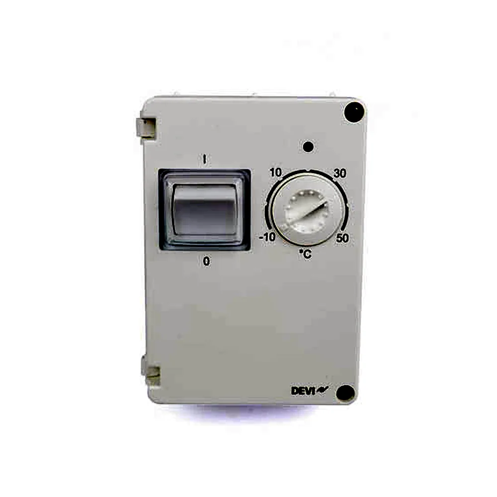 Терморегулятор Devi Devireg 610, -10...50 °C, програмований, DIN, 10А, 230В