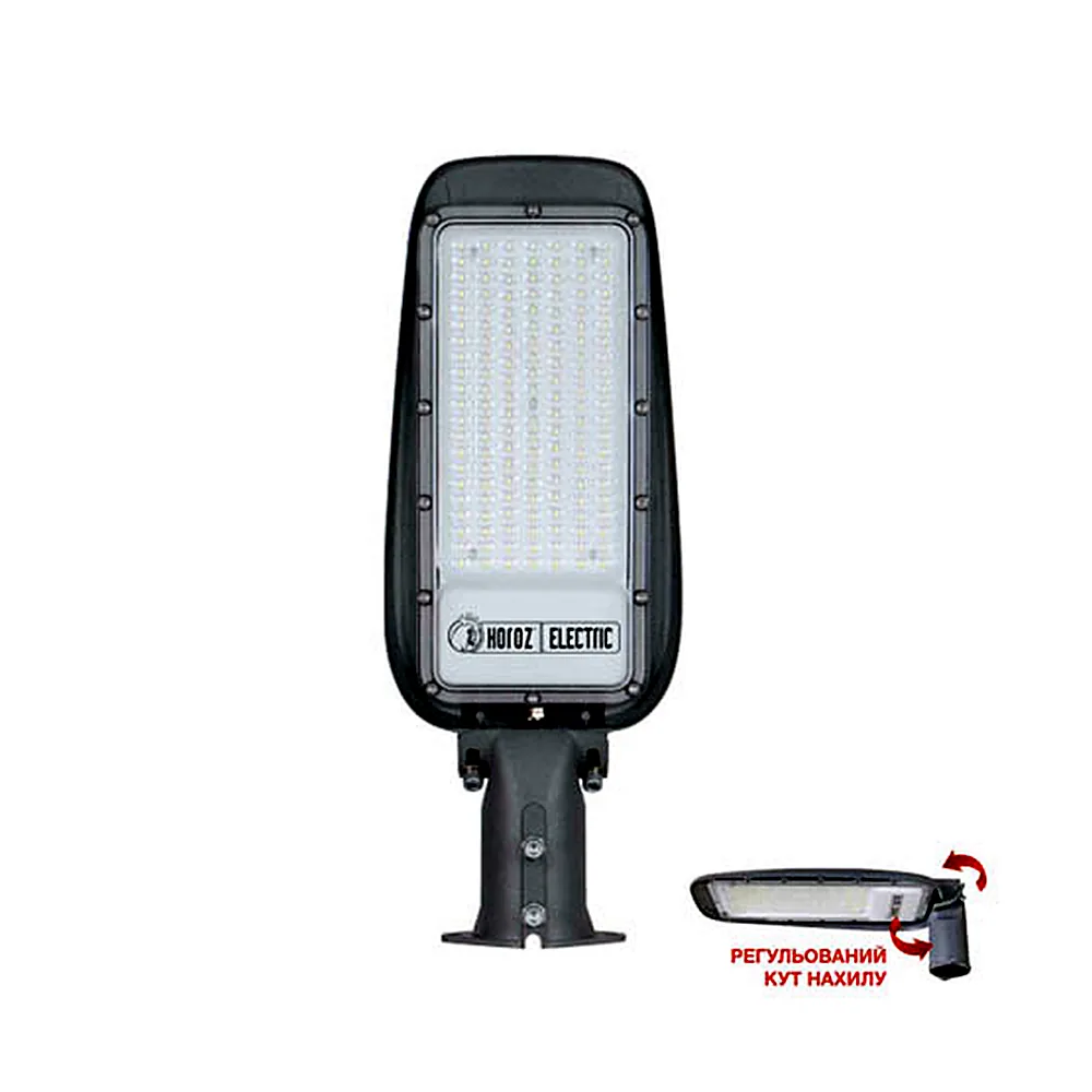 Світильник консольний поворот. SMD LED 100W 6400K 11700Lm 100-265V IP65 483x186мм. d-60/10
