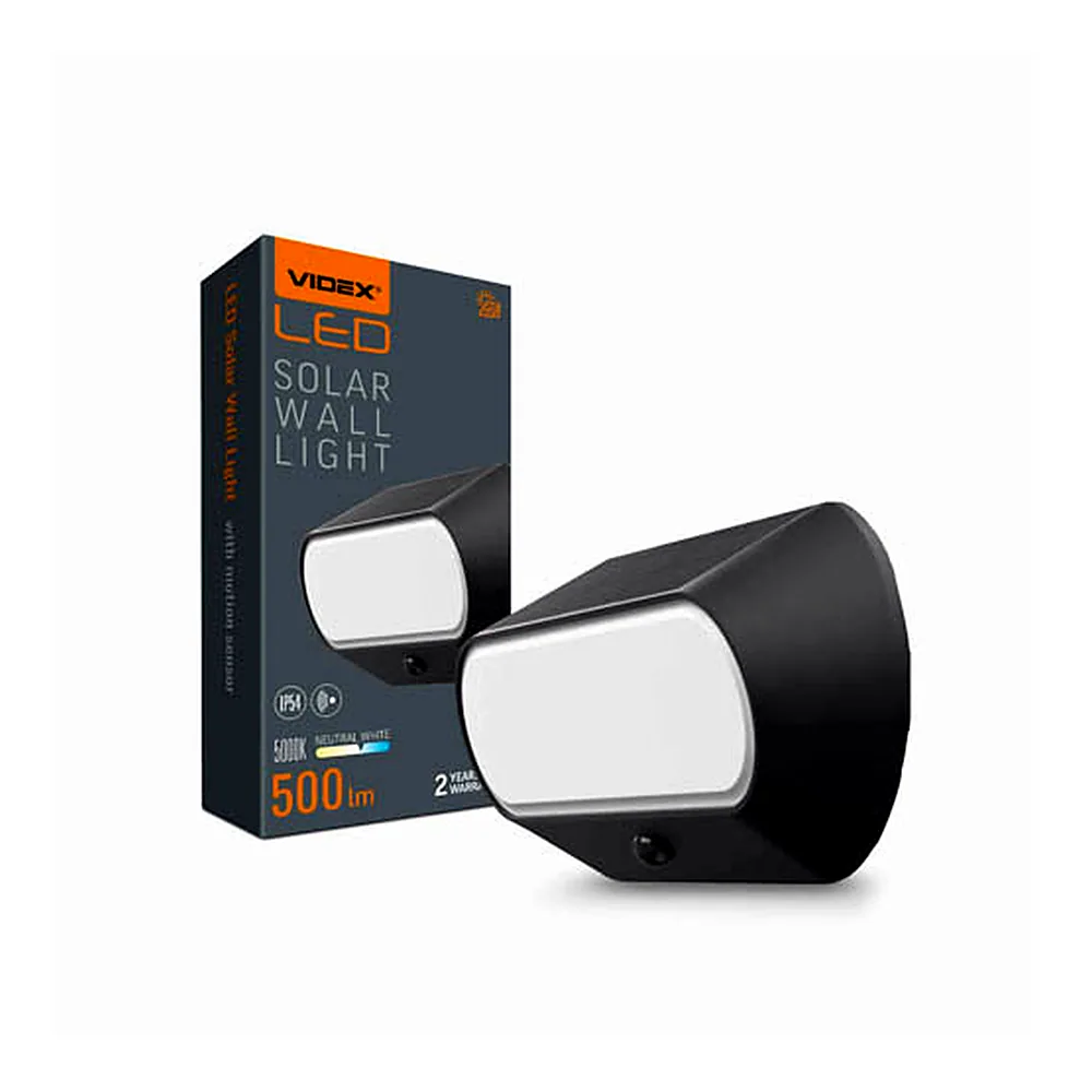 LED світильник автономний настінний IP54 VIDEX VL-BHSO-001-S 500Lm 5000K