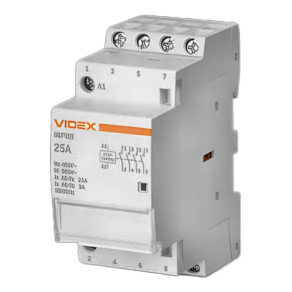 Модульний контактор 4P 25 А 4NO RESIST Videx VF-RS-MC4O-25