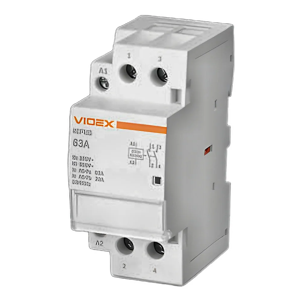 Модульний контактор 2P 63 А 2NO RESIST Videx VF-RS-MC2O-63