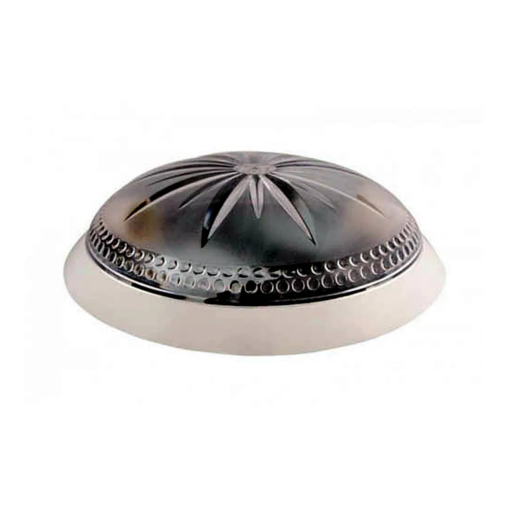 Світильник ERKA 1149 D.i. настінно-стельовий з вбудованим датчиком руху, круглий, білий/прозорий, 2xЕ27, IP20