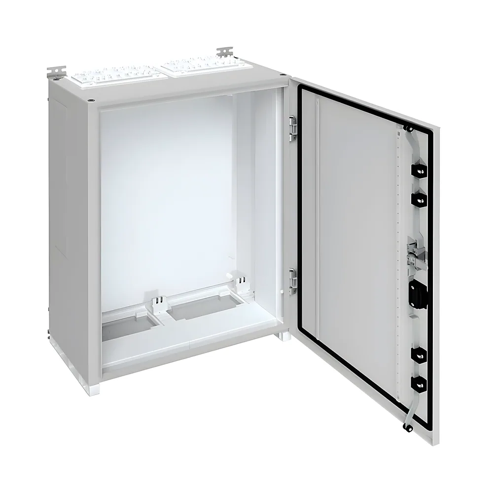 Модульний щит Univers IP55/II 800х550х275 мм сірий 2 секції Hager FR52S