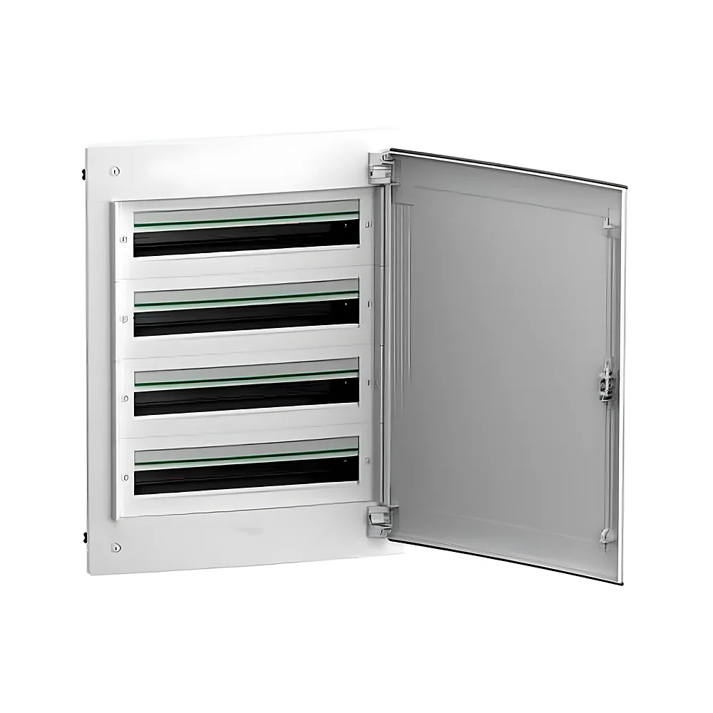 Розподільчий щит врізний 4P 24 модулі білі двері XS Schneider Electric LVSXN424