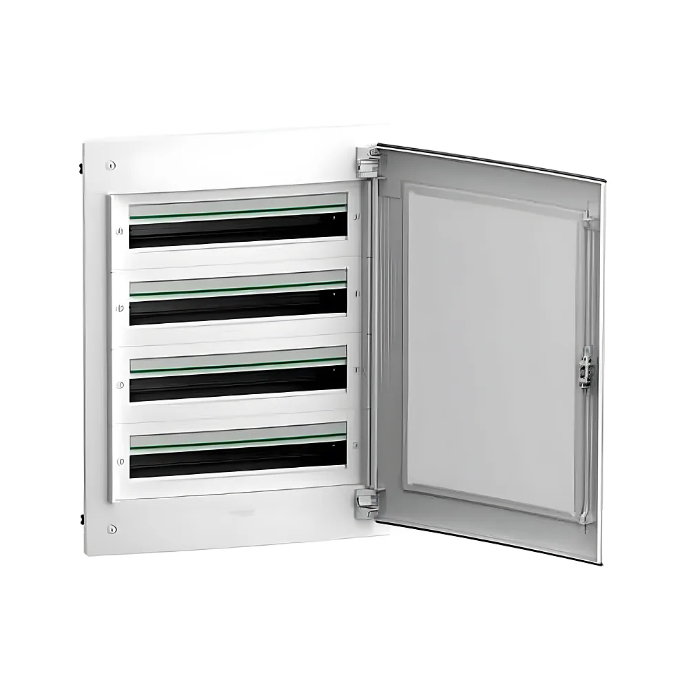 Розподільчий щит врізний 4P 24 модулі прозорий двері XS Schneider Electric LVSXP424