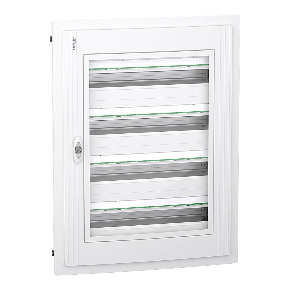 Модульний щит розподільчий врізний 4P 24 модулі прозорий двері XS Schneider Electric LVSXP424