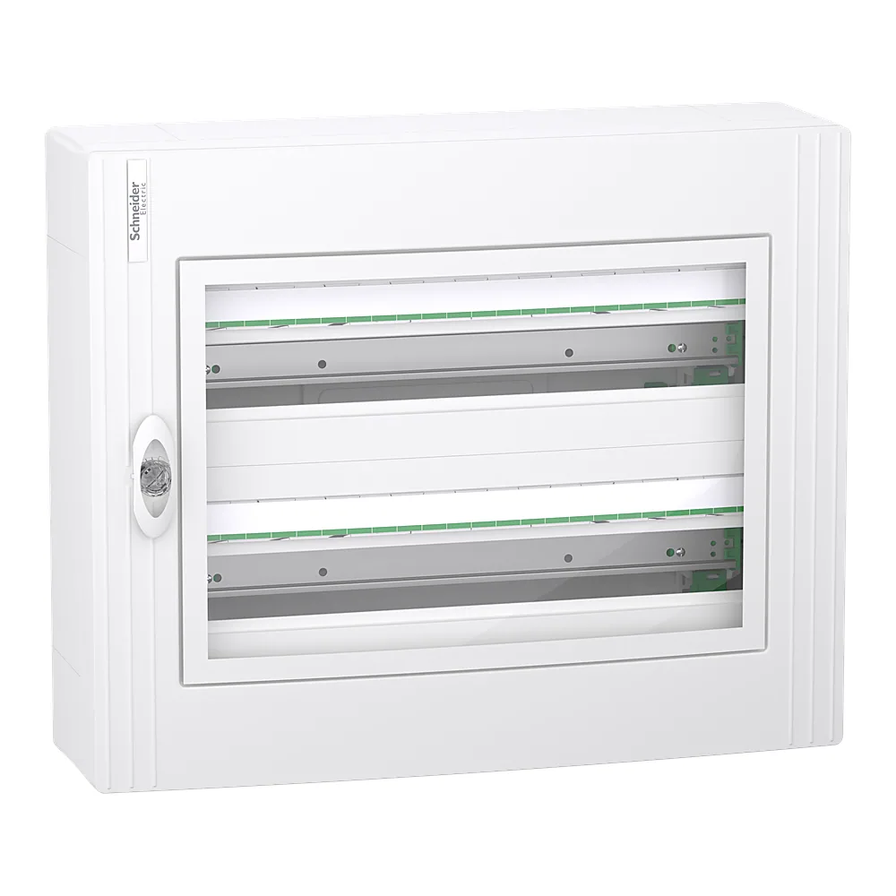 Модульний щит розподільчий навісний 2P 24 модулі прозорий двері XS Schneider Electric LVSXR224