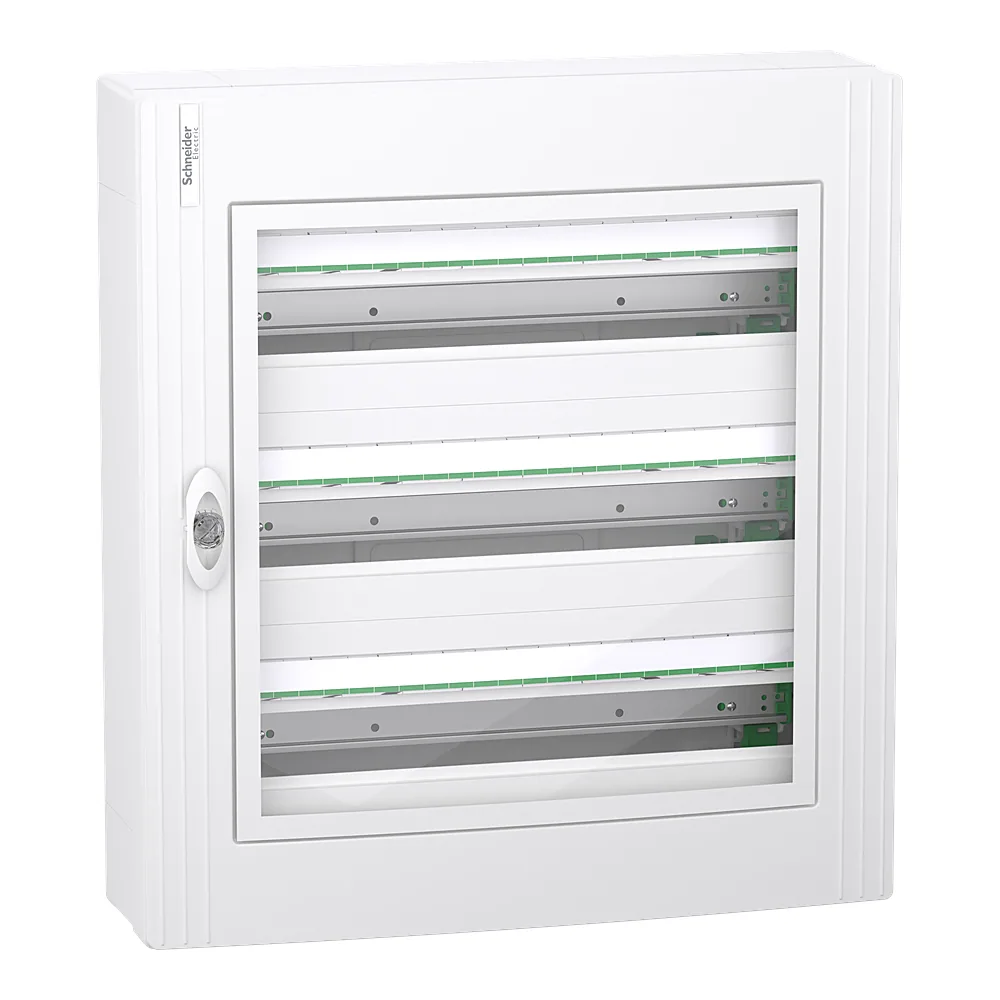Модульний щит розподільчий навісний 3P 24 модулі прозорий двері XS Schneider Electric LVSXR324