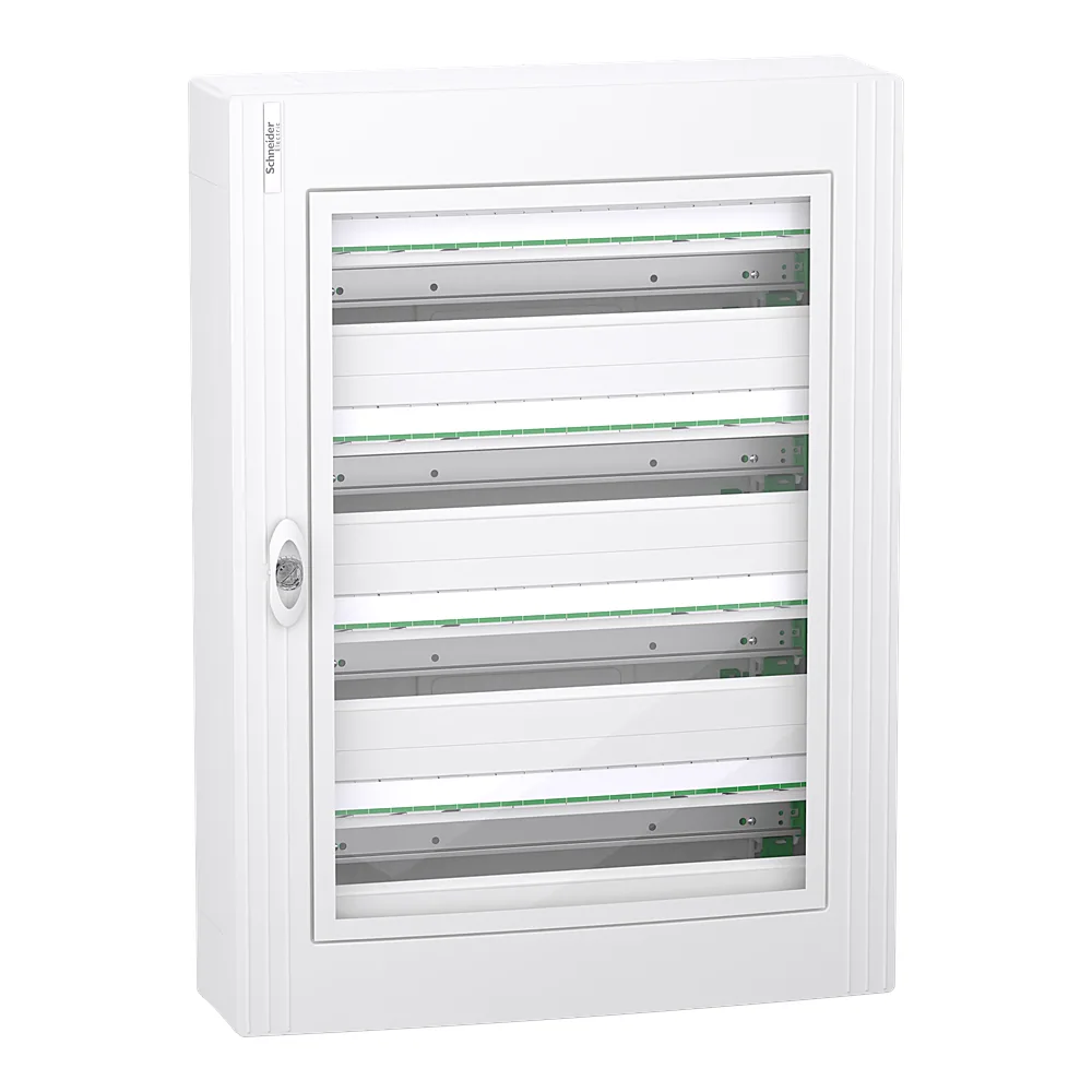 Модульний щит розподільчий навісний 4P 24 модулі прозорий двері XS Schneider Electric LVSXR424