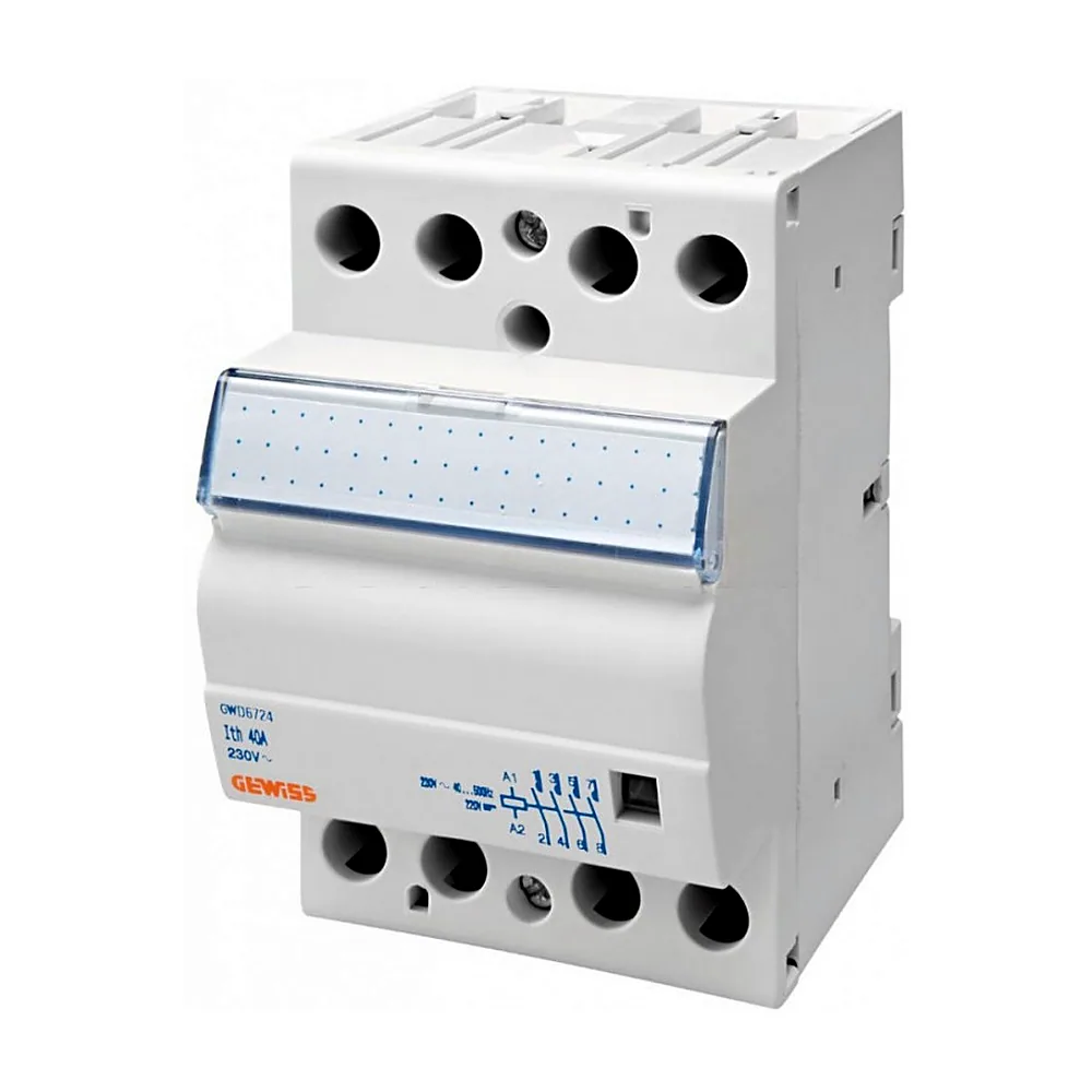Контактор модульний 40A 4NO 230В 3M GEWISS