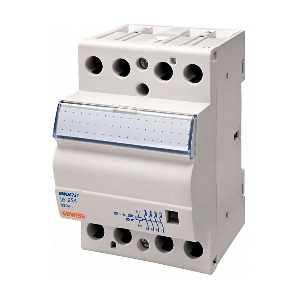 Контактор модульний 63A 2NO 230B 3M GEWISS