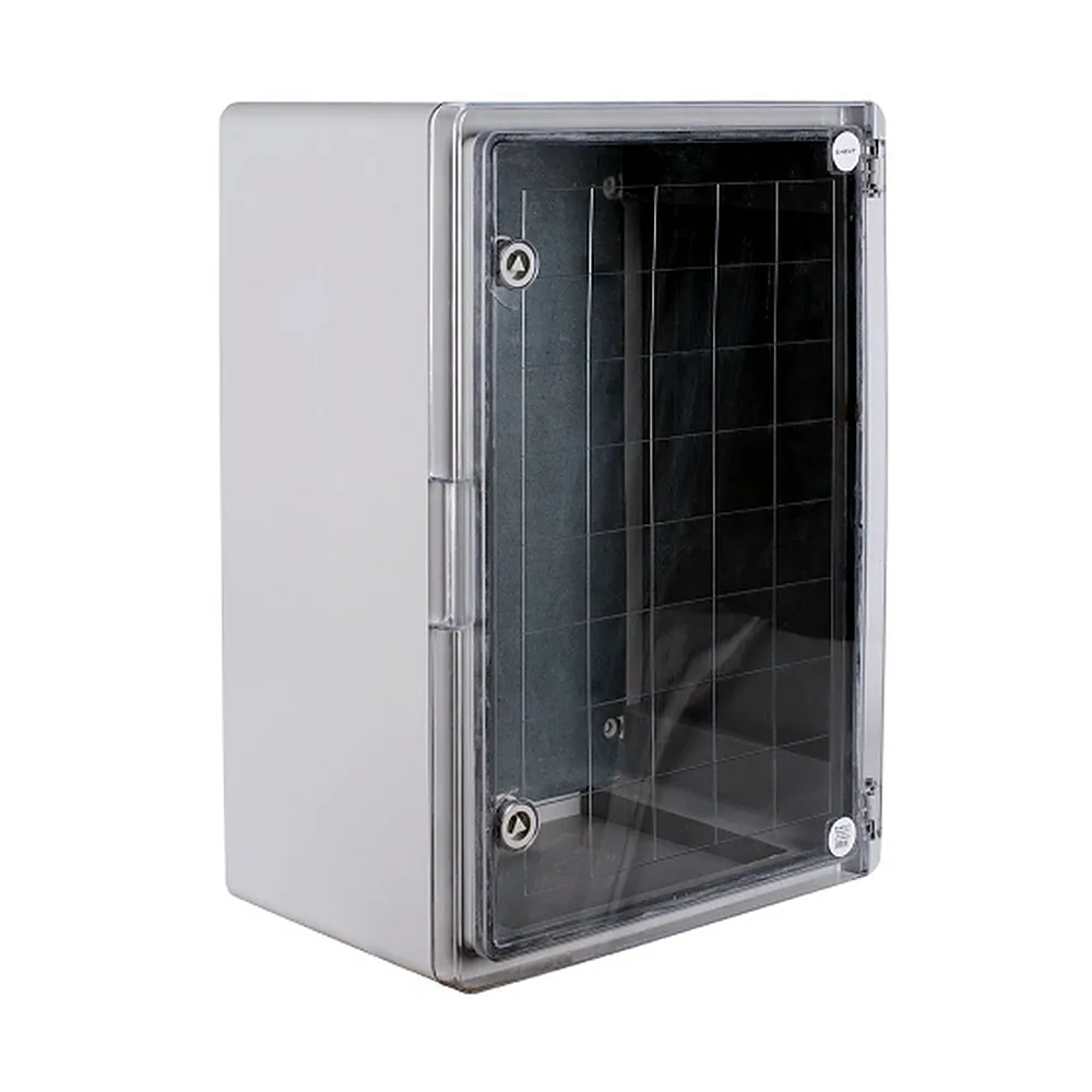 Корпус з ABS-пластику e.plbox.pro.p.50.40.18.tr з прозорими дверцятами 500x400x180мм ІР65