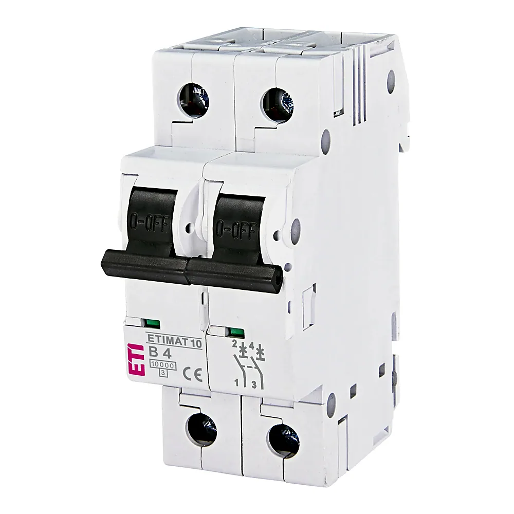 Авт. вимикач ETIMAT 10 2p B 4А (10kA)
