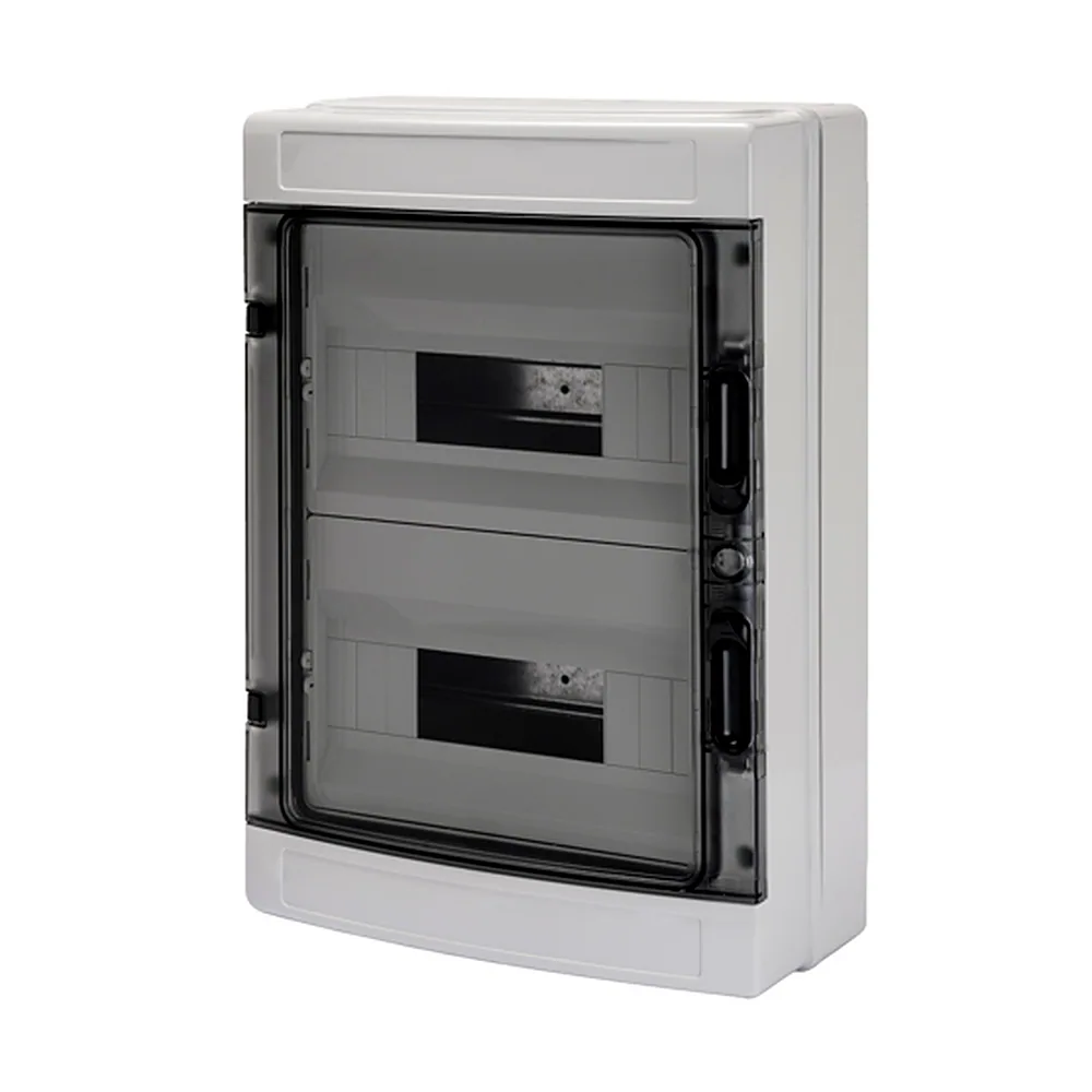 Корпус GEWISS 40CD навісний 24М 298x420x140 мм прозорі двері IP65 GW40104