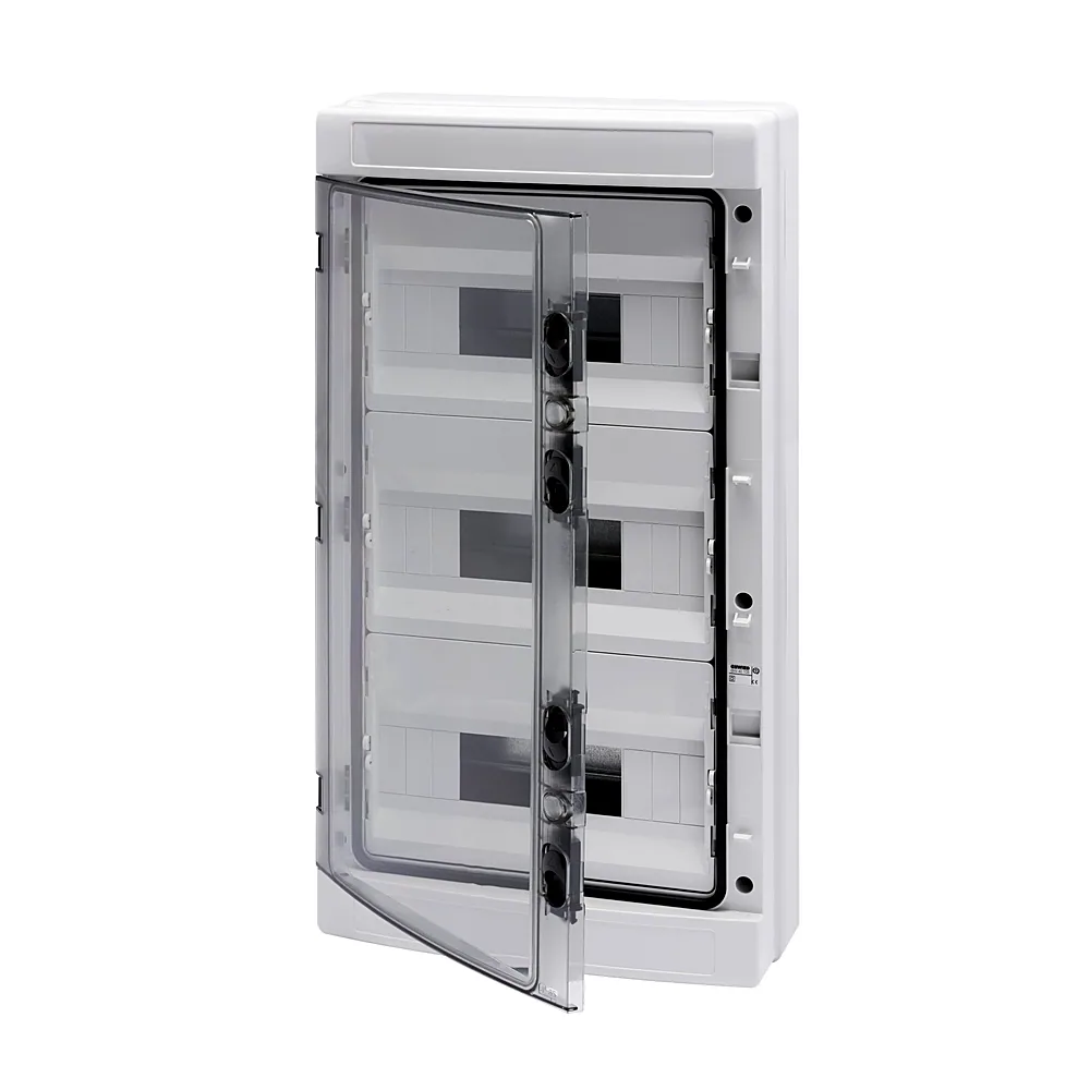 Корпус пластиковий GEWISS 40CD навісний 36M 298x570x140 мм прозорі двері IP65 GW40105