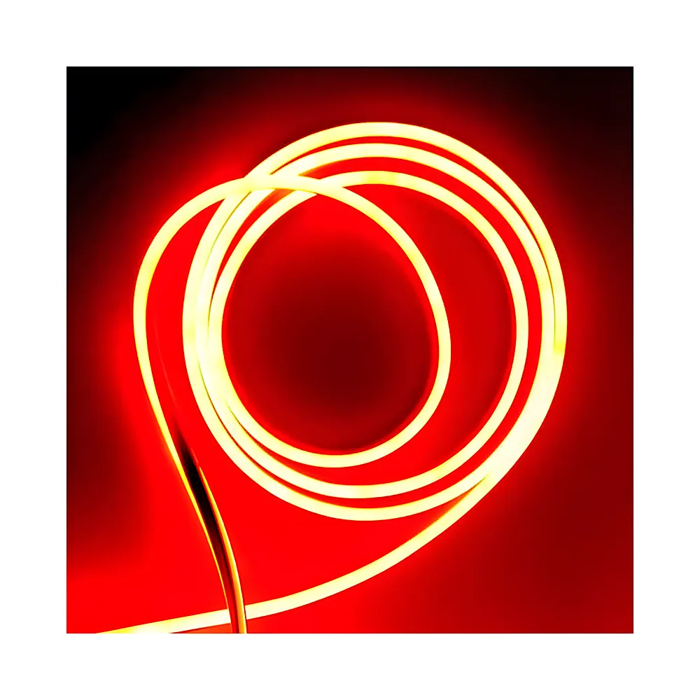 Світлодіодна стрічка NEON L-NS 8х16 мм SMD 2835 120LED 7 Вт/м AC 220 В червоний IP65 (1 м) LEBRON 13-75-26