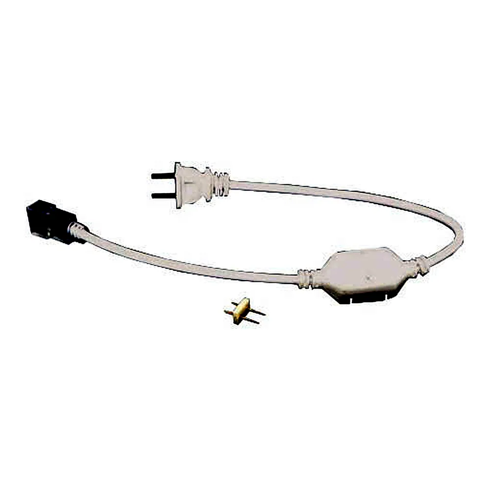 Кабель живлення LEBRON L-CLIP для стрічки NEON light AC220V, 8x16мм