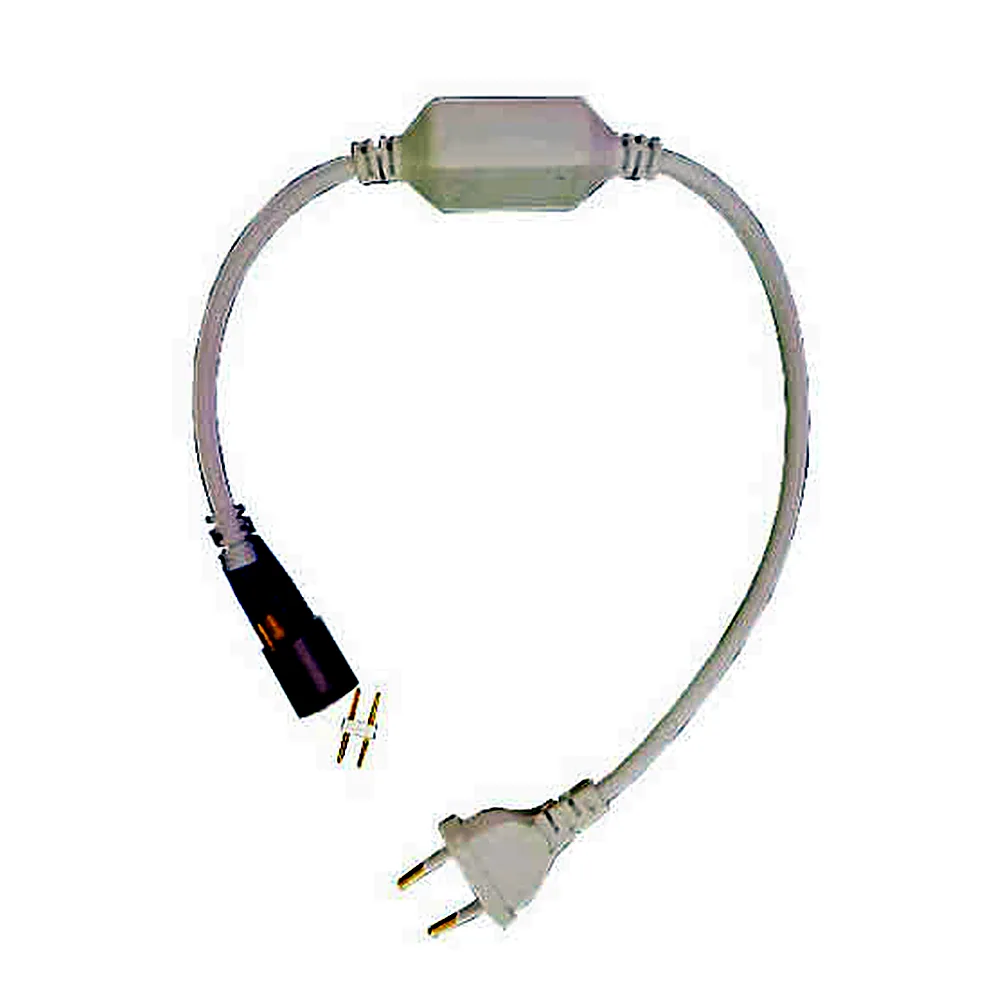 Кабель живлення LEBRON L-CLIP для стрічки NEON AC220V, 300°, 14мм