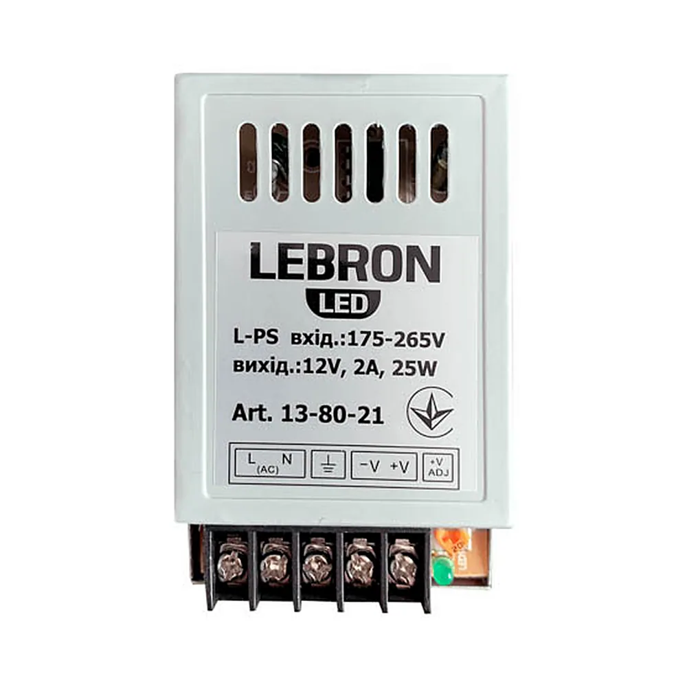 Блок живлення LEBRON L-PS, 12V, 5A, 60W