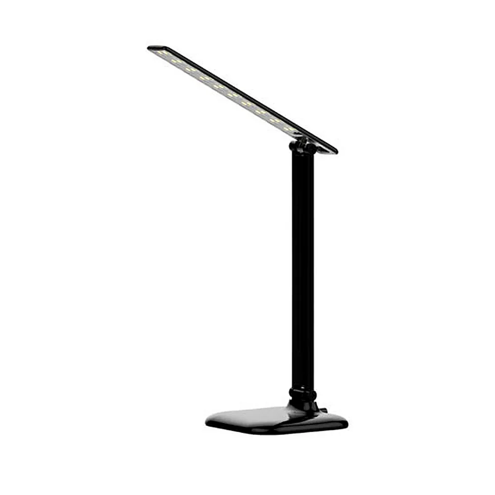 LED лампа настільна LEBRON L-TL-L, 10W, 4100K, 3 рівня по-сті, чорна, з блоком жи-ня