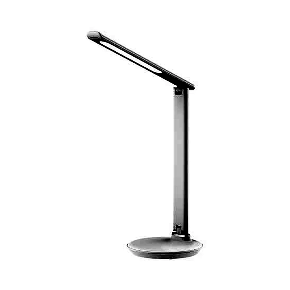 LED лампа настільна LEBRON L-TL-L, 9W, 3000K, 4100K, 6500K, біла "шкіра", з блоком жи-ня
