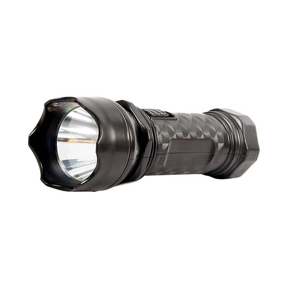 LED ліхтар ручний акумуляторний LEBRON L-HL-12, ABS, чорний, 1W, 250mAh