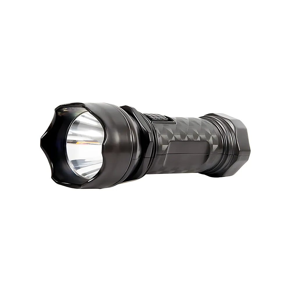LED ліхтар ручний акумуляторний LEBRON L-HL-12, ABS, чорний, 1W, 250mAh