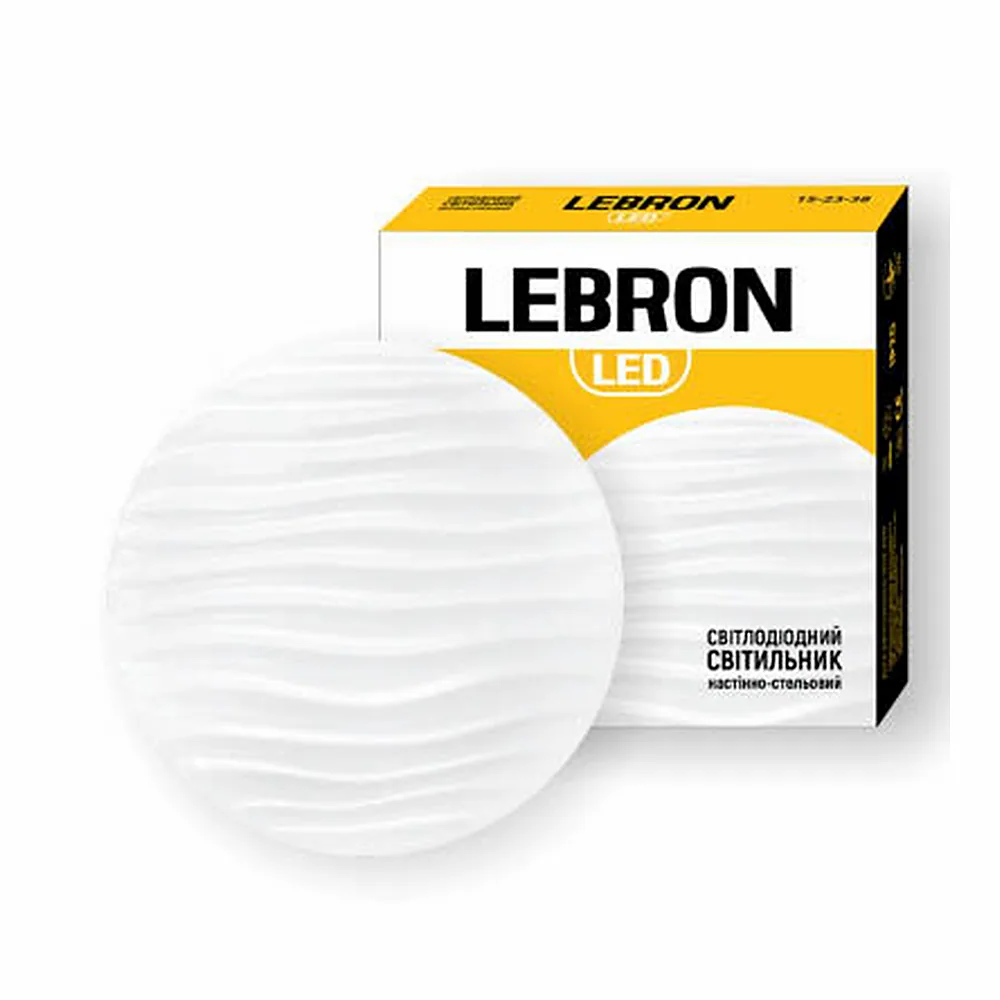 LED св-к LEBRON L-CL-TWIST, 18W, 4100K, 1260Lm, O260mm