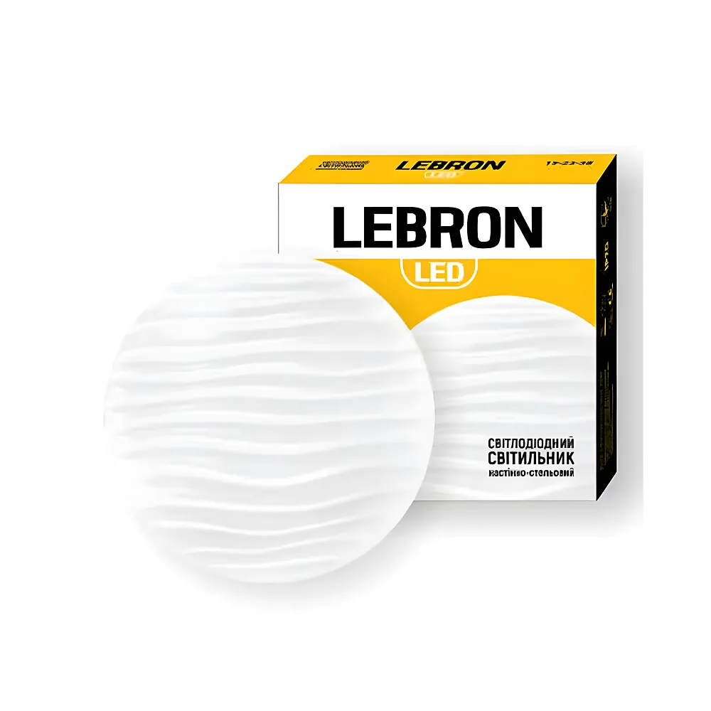 Світильник світлодіодний L-CL-TWIST 18 Вт 4100 K 1260 лм D260 мм LEBRON 15-23-58
