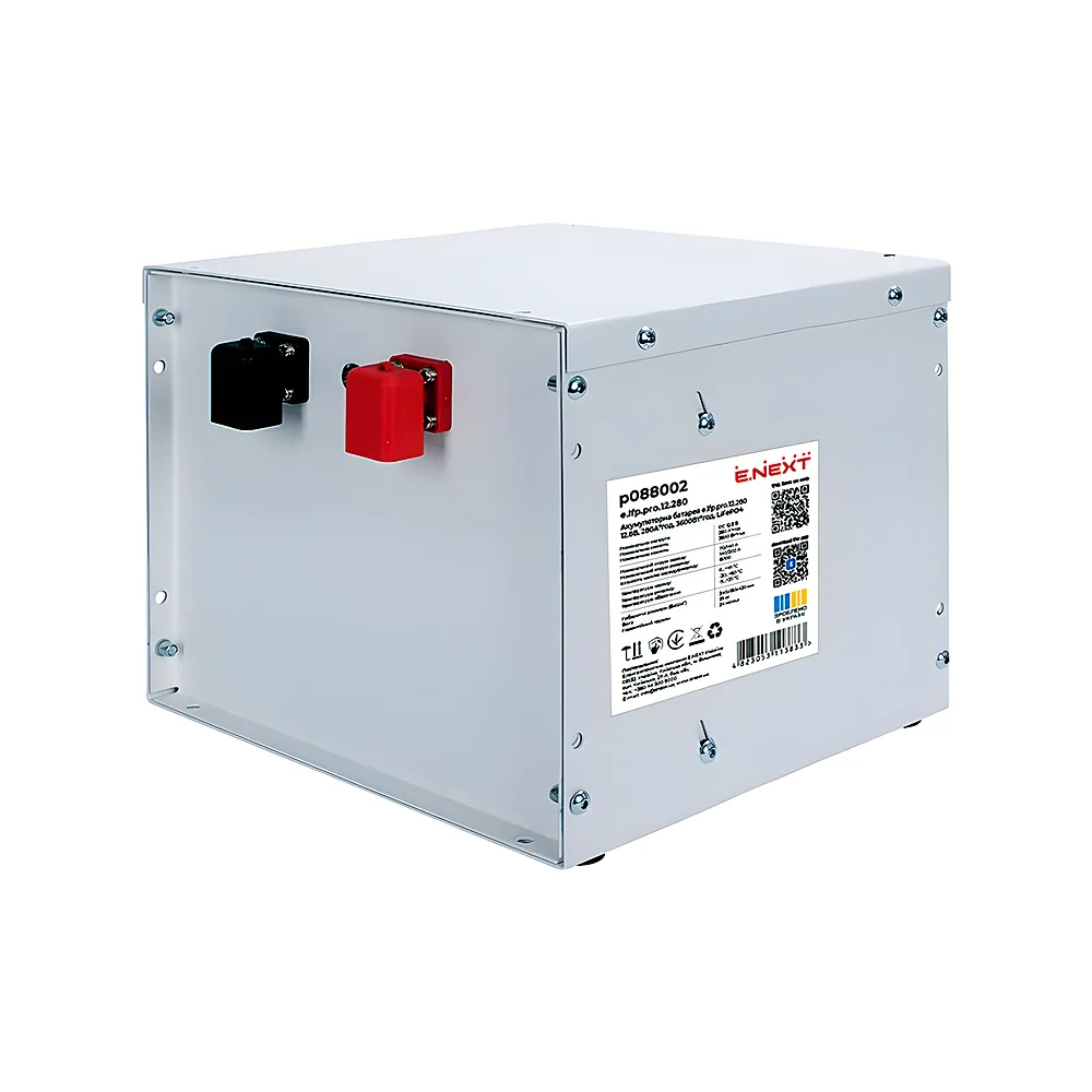 Акумуляторна батарея e.lfp.pro.12.280 12,8 В 280 А·год 3600 Вт·год LiFePO4 E.NEXT p088002
