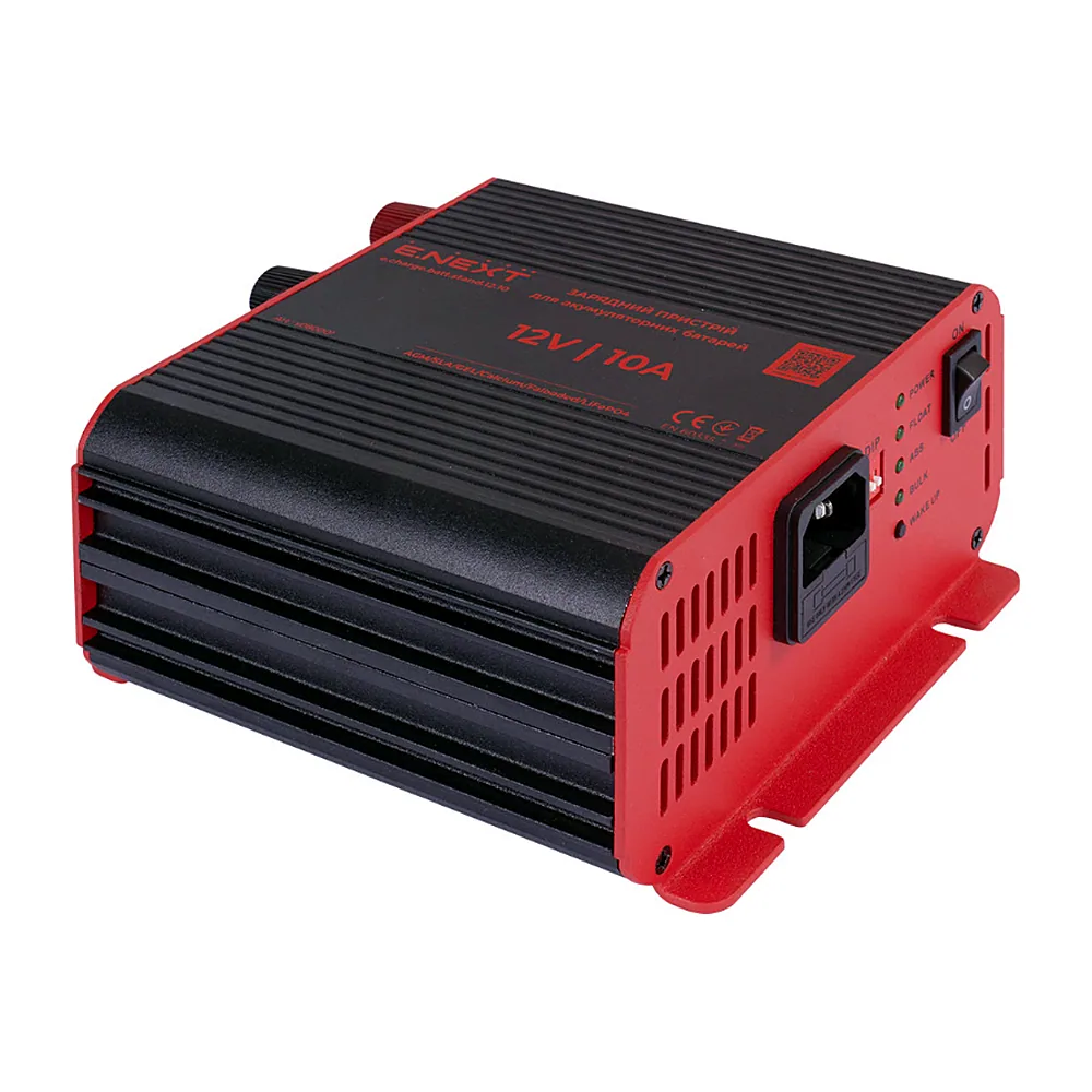 Зарядний пристрій для акумуляторних батарей e.charge.batt.stand.12.10 12В, 10А