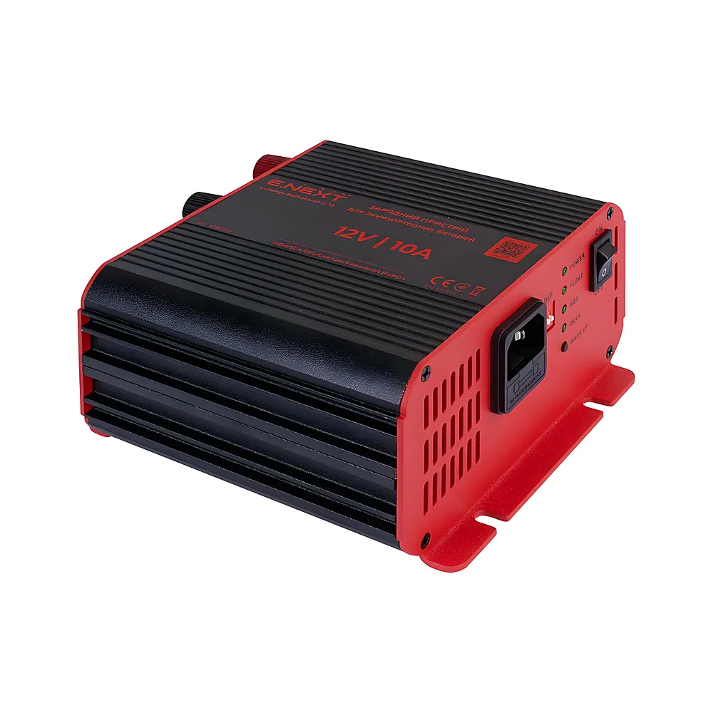 Зарядний пристрій для акумуляторних батарей e.charge.batt.stand.12.10 12 В 10 А E.NEXT s080001