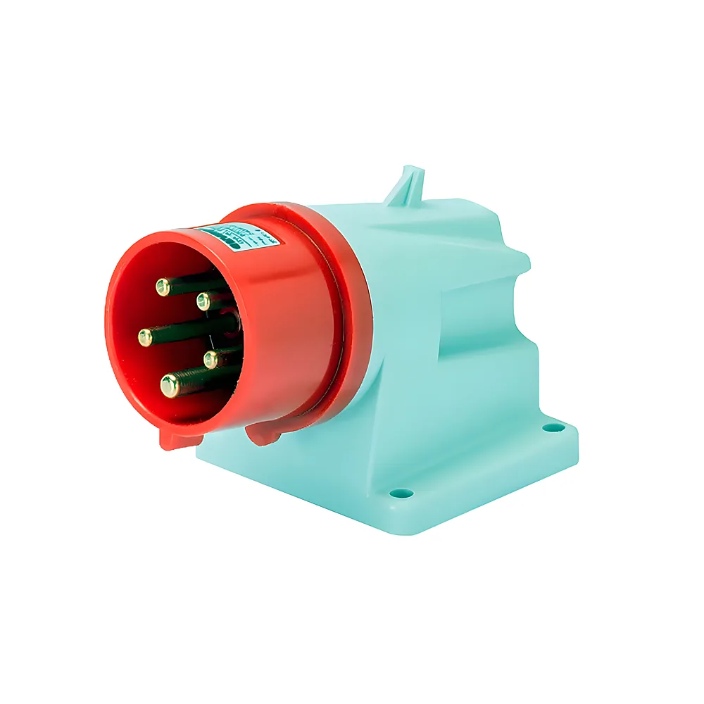 Вилка стаціонарна 90° IEC 309 HP IP44 3P+E 16 А 400 В 6H GEWISS GW60408