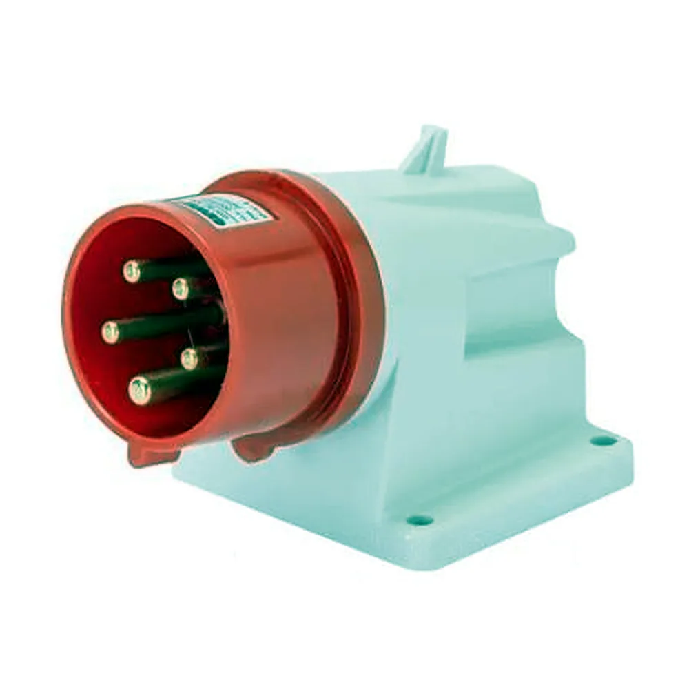 Вилка стаціонарна 90° IEC 309 HP IP44 3P+N+E 32A 400V 6H GEWISS