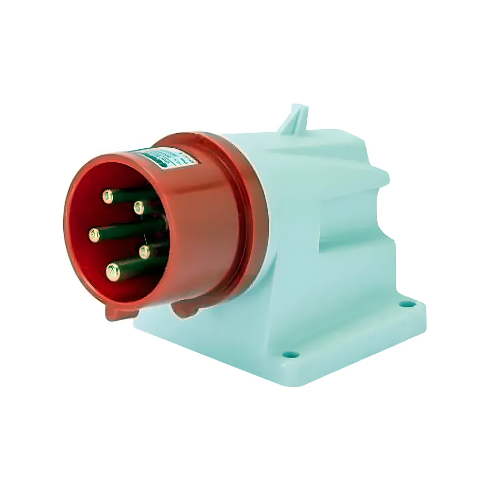Вилка стаціонарна 90° IEC 309 HP IP44 3P+N+E 32 А 400 В 6H GEWISS GW60420