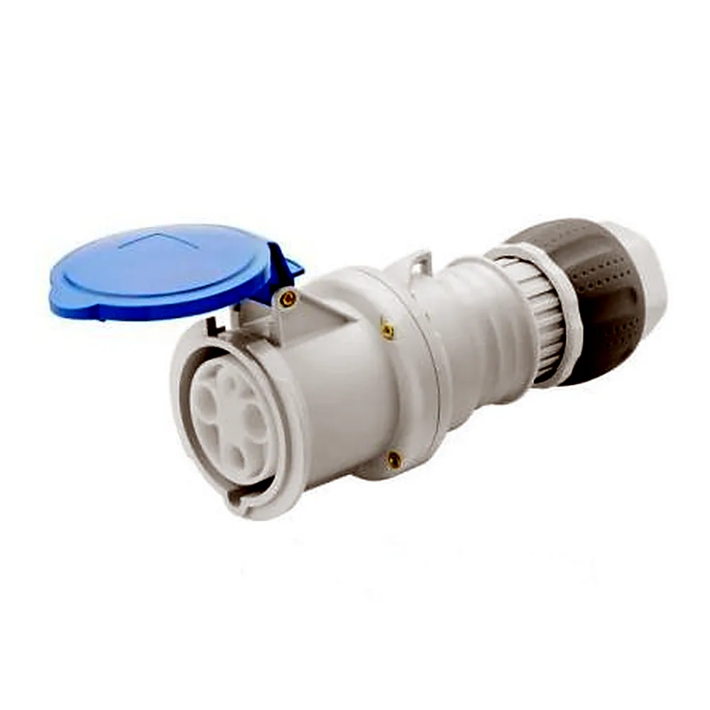 Розетка переносна IEC 309 HP IP44 2P+E 63A 230V 6H GEWISS