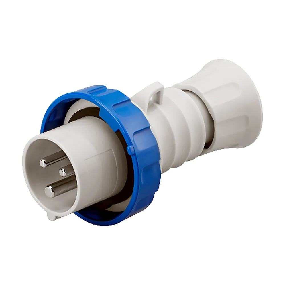 Вилка переносна IEC 309 HP IP67 2P+E 16A 230V 6H GEWISS