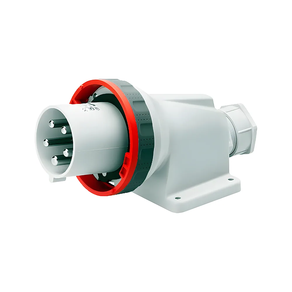 Вилка стаціонарна 90° IEC 309 HP IP67 3P+N+E 125 А 400 В 6H GEWISS GW60461