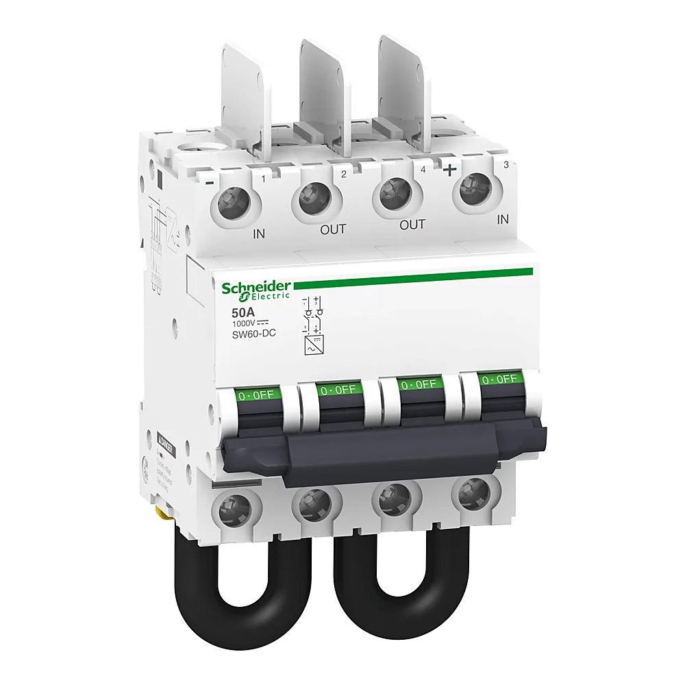 Автоматичний вимикач SW60-DC 2P B 50 А 1000 В Schneider Electric A9N61699