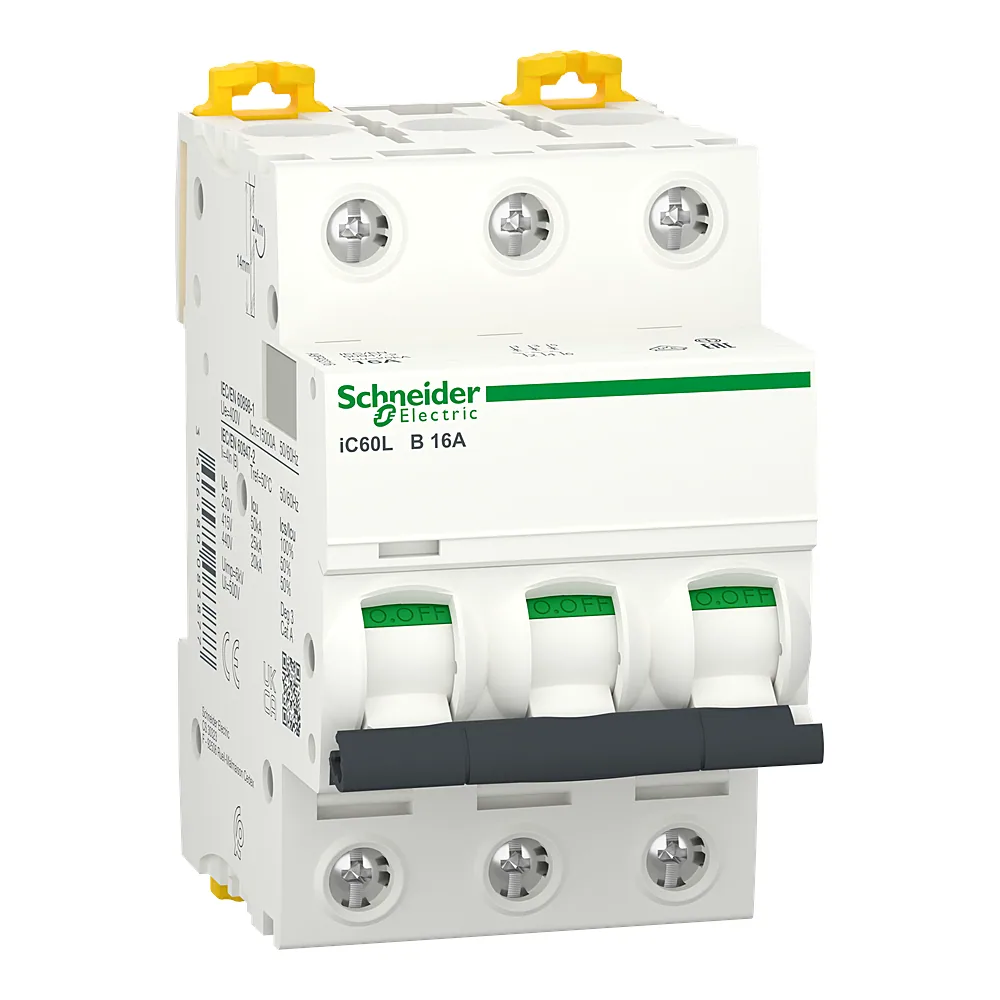 Автоматичний вимикач iC60L 3P B 16 А Schneider Electric A9F93316